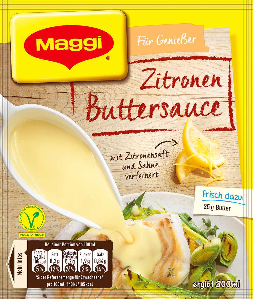 Abbildung des Sortimentsartikels Maggi Zitronen-Buttersauce 37g