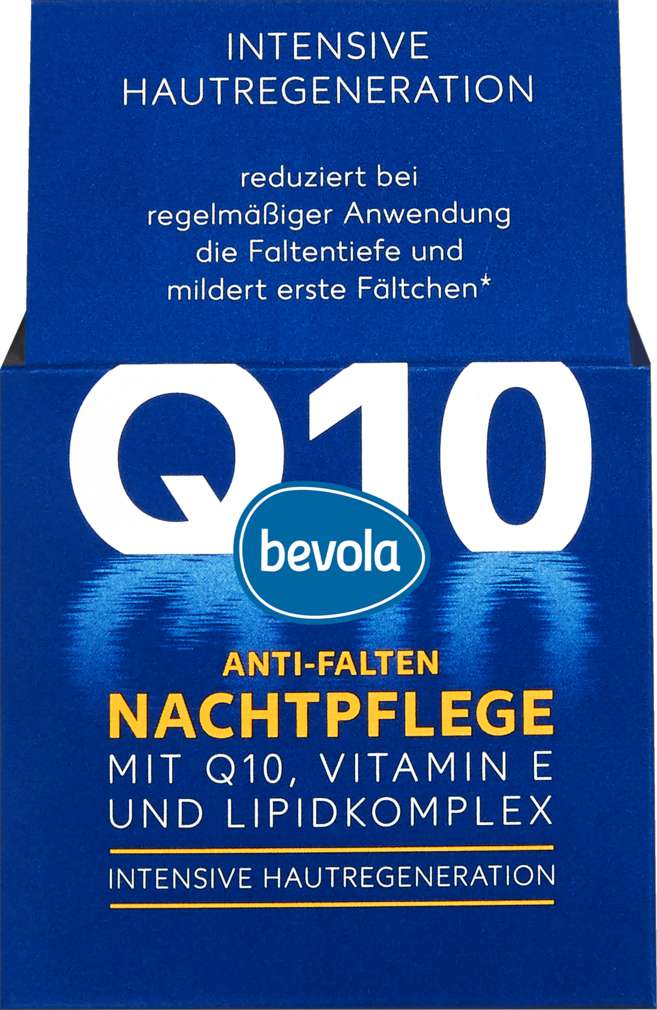 Abbildung des Sortimentsartikels Bevola Anti-Falten Nachtcreme Q10 50ml