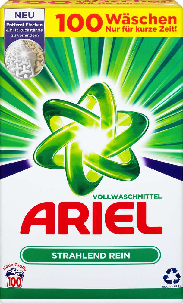 Abbildung des Sortimentsartikels Ariel Vollwaschmittel 6,5kg