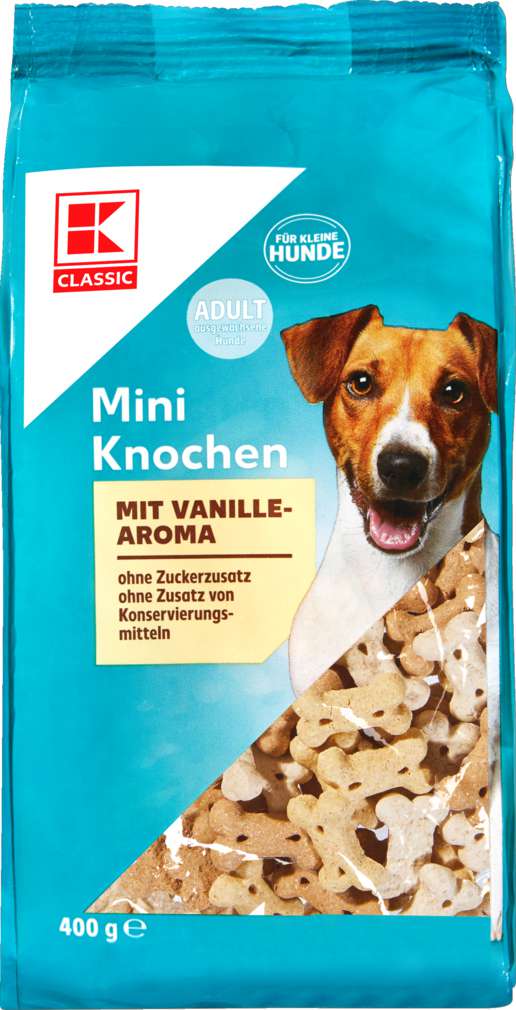 Abbildung des Sortimentsartikels K-Classic Hundesnack Mini Knochen 400g
