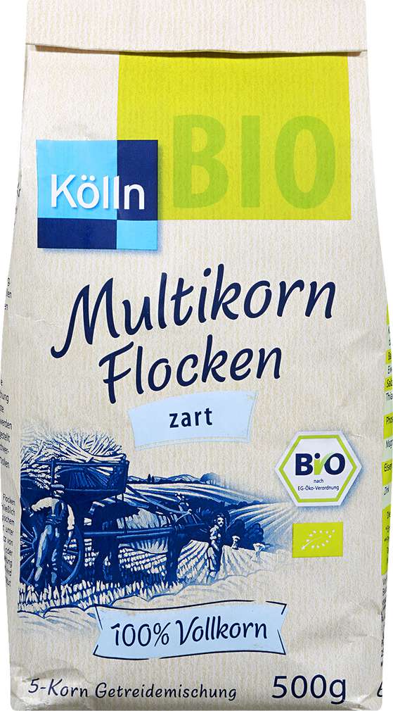 Abbildung des Sortimentsartikels Kölln Multikorn Flocken zart 500g