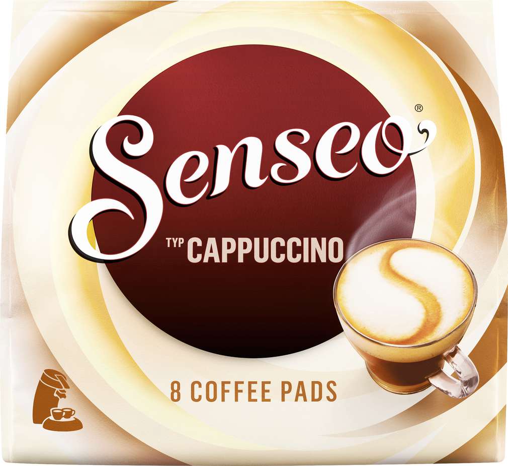 Abbildung des Sortimentsartikels Senseo Pads Cappuccino 92g, 8 Stück