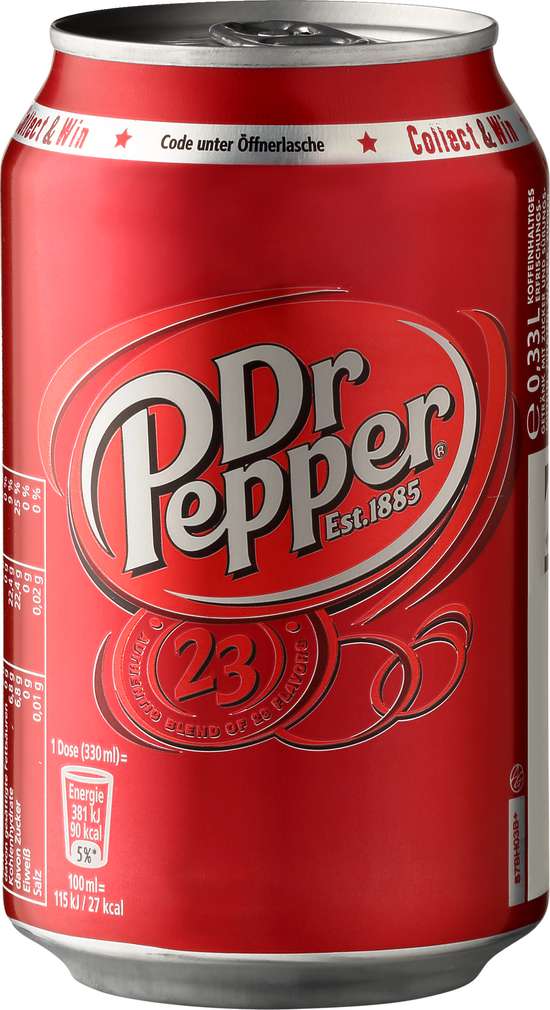 Abbildung des Sortimentsartikels Dr. Pepper 0,33l