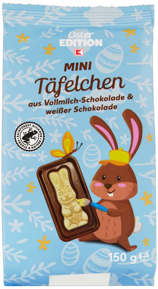 Abbildung des Sortimentsartikels K-Oster Edition Schokoladentäfelchen 150g