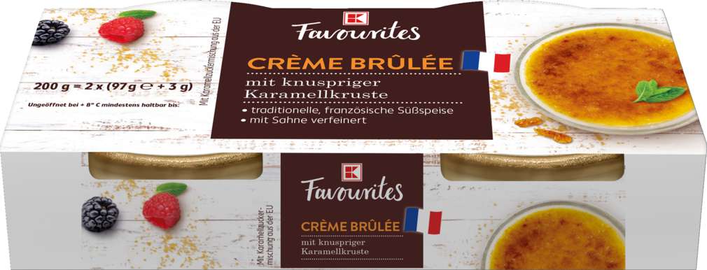 Abbildung des Sortimentsartikels K-Favourites Crème Brûlée 2x100g