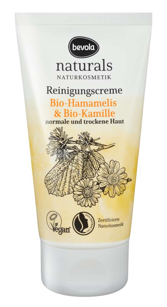 Abbildung des Sortimentsartikels Bevola naturals  Reinigungscreme Hamamelis & Kamille 150ml