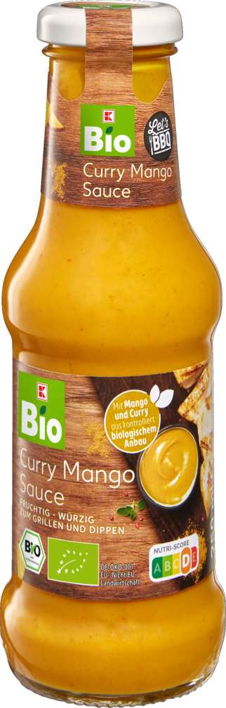 Abbildung des Sortimentsartikels K-Bio Let´s BBQ Curry Mango Sauce 250ml
