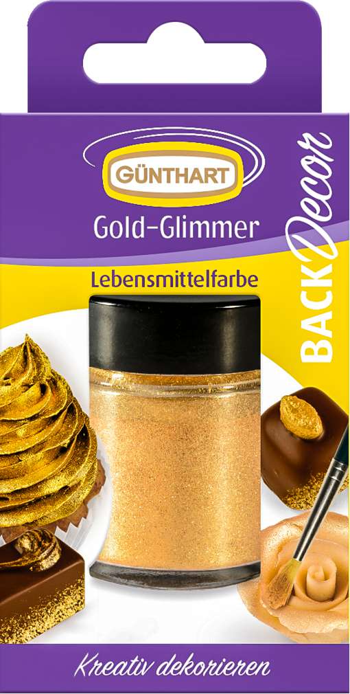 Gold Glimmer Lebensmittelfarbe 7g