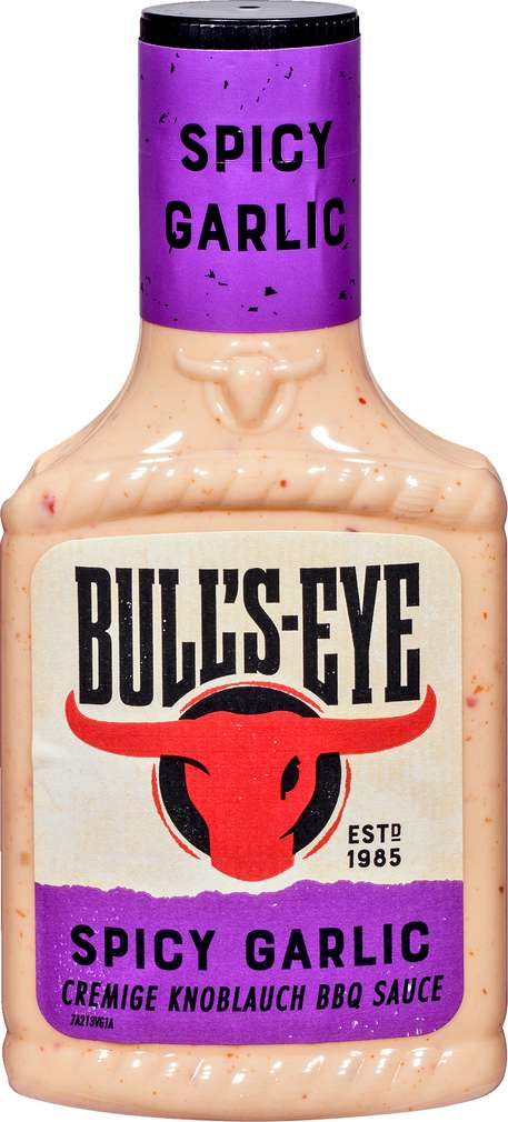 Abbildung des Sortimentsartikels Heinz Bull's Eye BBQ Sauce Spicy Garlic 300ml