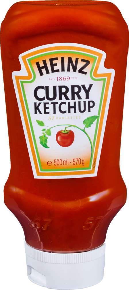 Abbildung des Sortimentsartikels Heinz Curry Ketchup Squeezeflasche 500ml