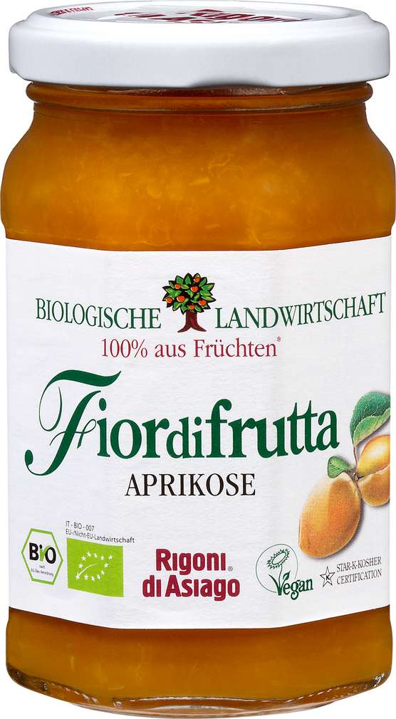 Abbildung des Sortimentsartikels Fiordifrutta Fruchtaufstrich Aprikose Bio 250g