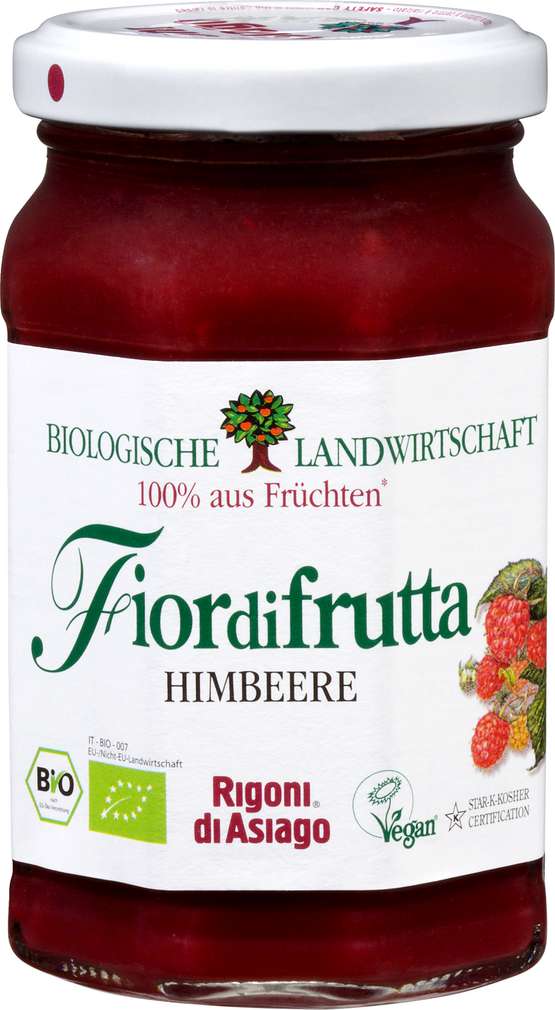 Abbildung des Sortimentsartikels Fiordifrutta Fruchtaufstrich Himbeere Bio 250g