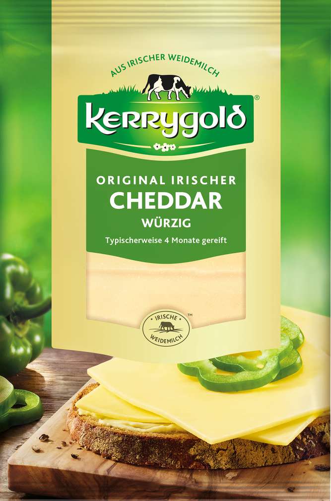Abbildung des Sortimentsartikels Kerrygold Original irischer Cheddar würzig 150g