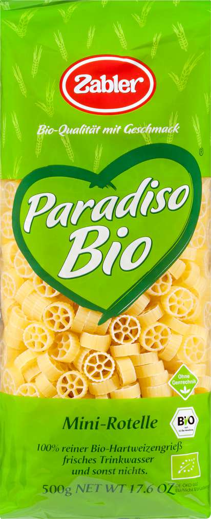 Abbildung des Sortimentsartikels Zabler Paradiso Bio Mini-Rotelle 500g