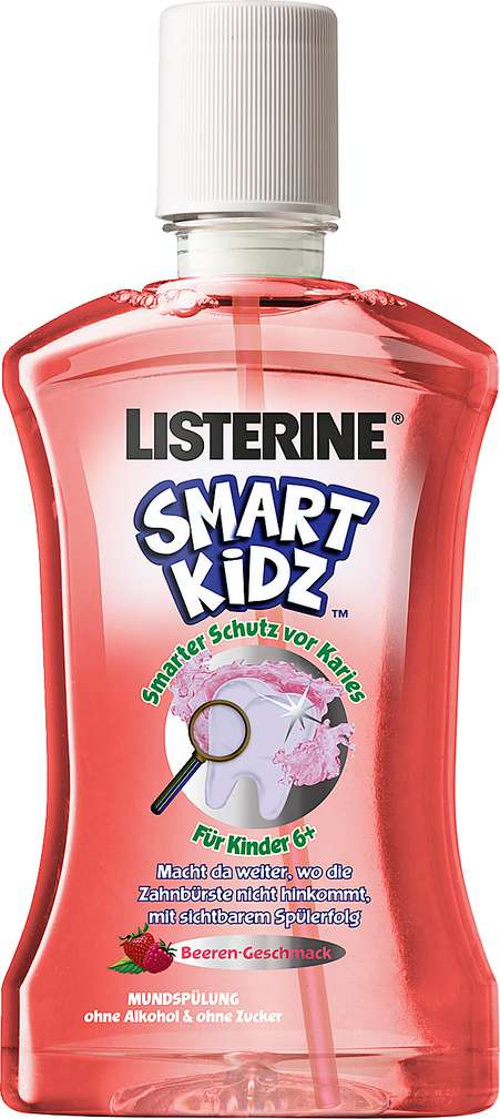 Abbildung des Sortimentsartikels Listerine Mundspülung Smart Kidz Beere 500ml