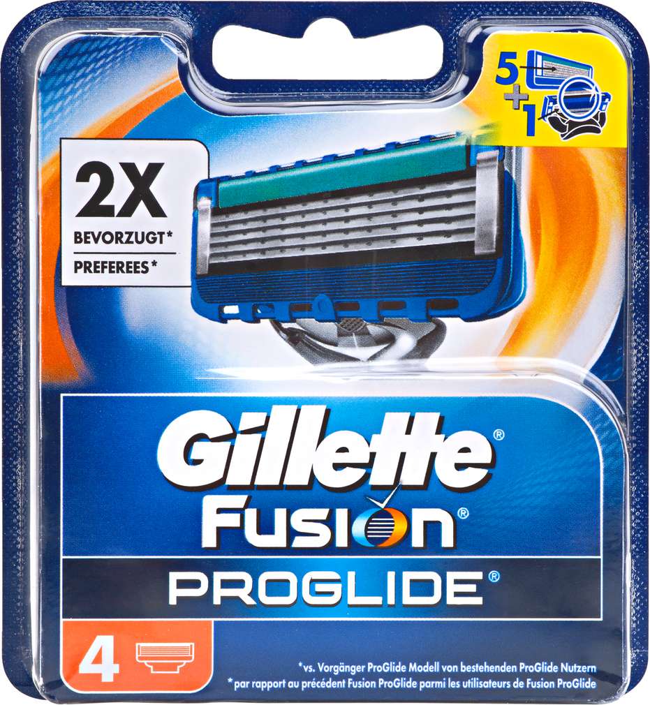 Abbildung des Sortimentsartikels Gillette 5 ProGlide Rasierklingen 4 Stück