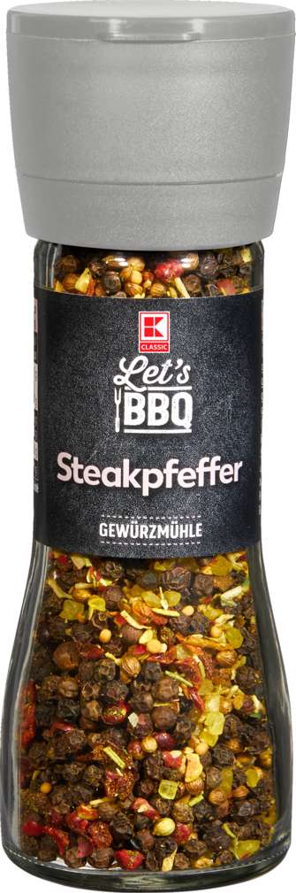 Abbildung des Sortimentsartikels K-Classic Let's BBQ Steakpfeffer Gewürzmühle 75g