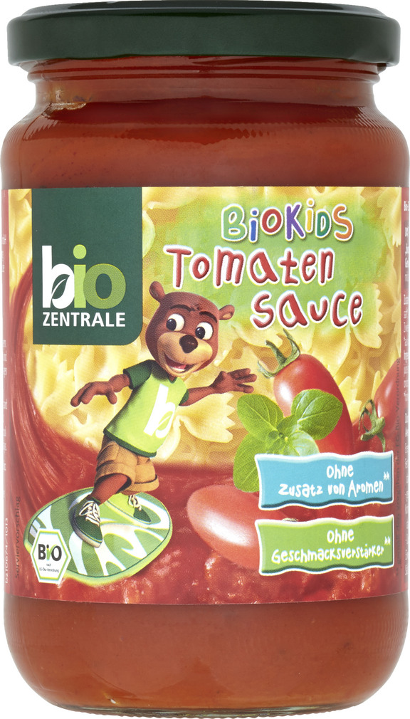 Abbildung des Sortimentsartikels Bio-Zentrale BioKids Tomatensoße 350g