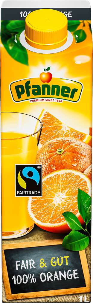 Abbildung des Sortimentsartikels Pfanner Orangensaft 1l
