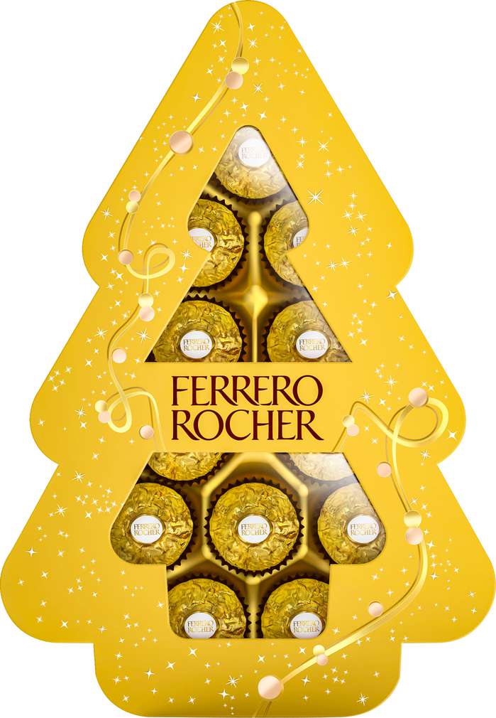 Abbildung des Sortimentsartikels Ferrero Rocher Tanne 150g