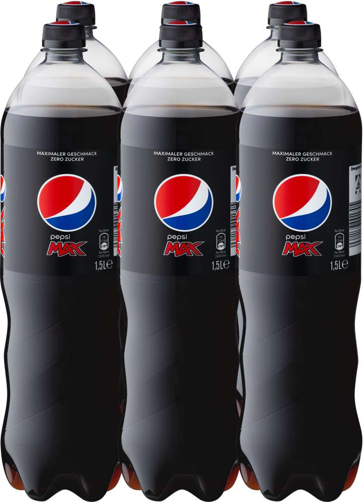 Abbildung des Sortimentsartikels Pepsi Max Limonade 6x1,5l