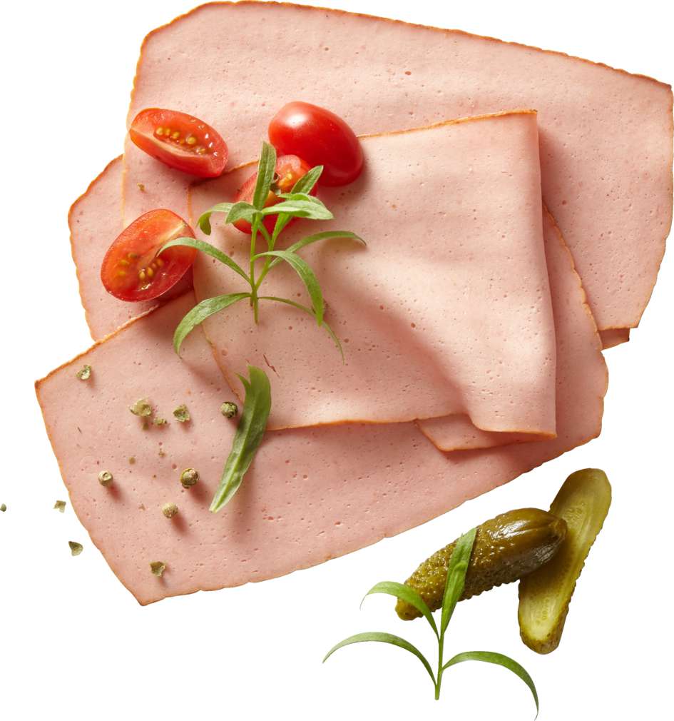 Abbildung des Sortimentsartikels  Aus eigener Herstellung Delikatess-Fleischkäse, fein