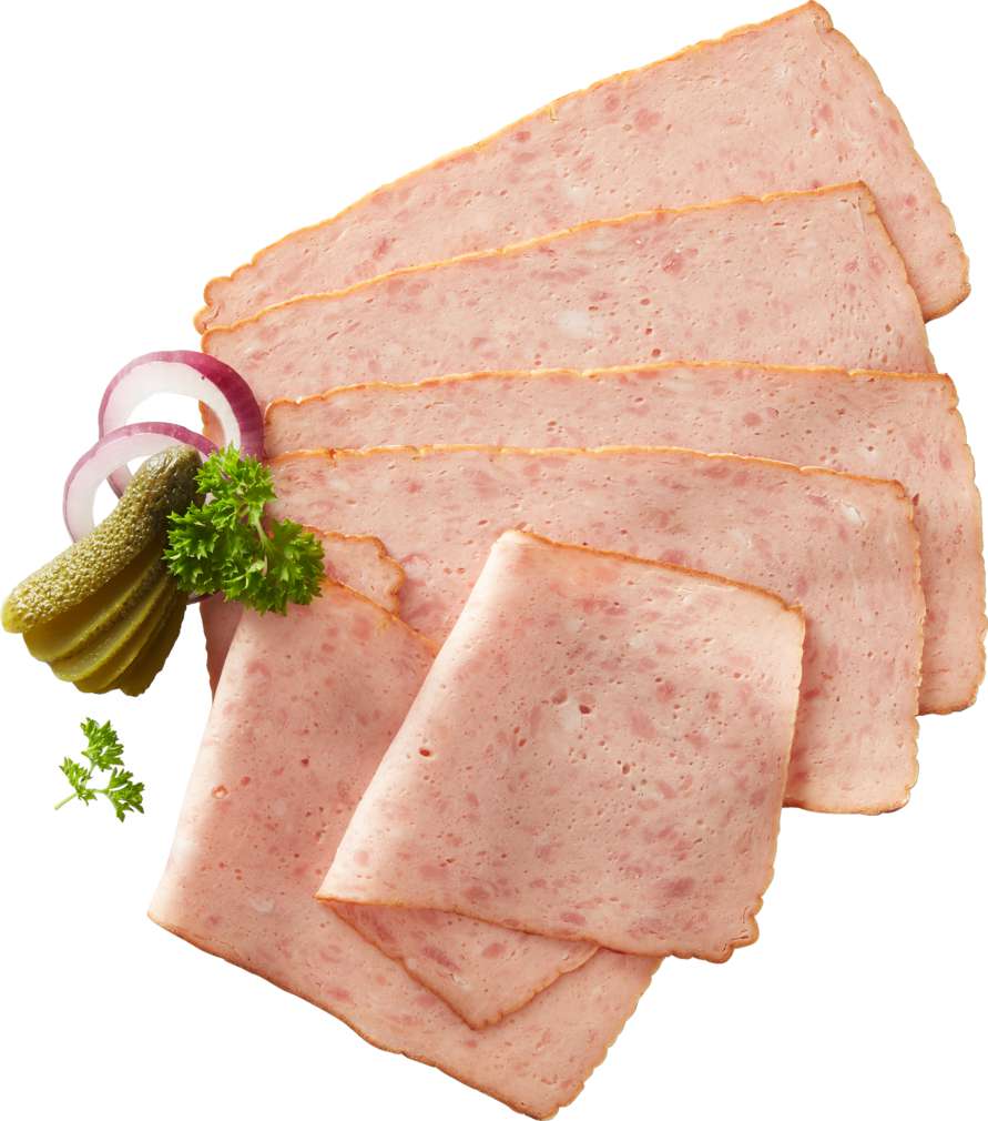 Abbildung des Sortimentsartikels  Aus eigener Herstellung Delikatess-Fleischkäse, grob