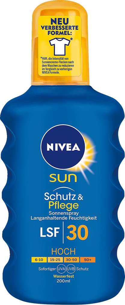 Abbildung des Sortimentsartikels Nivea Pflegendes Sonnenspray LSF 30 200ml