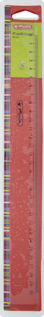 Abbildung des Sortimentsartikels Herlitz Plastiklineal 30 cm