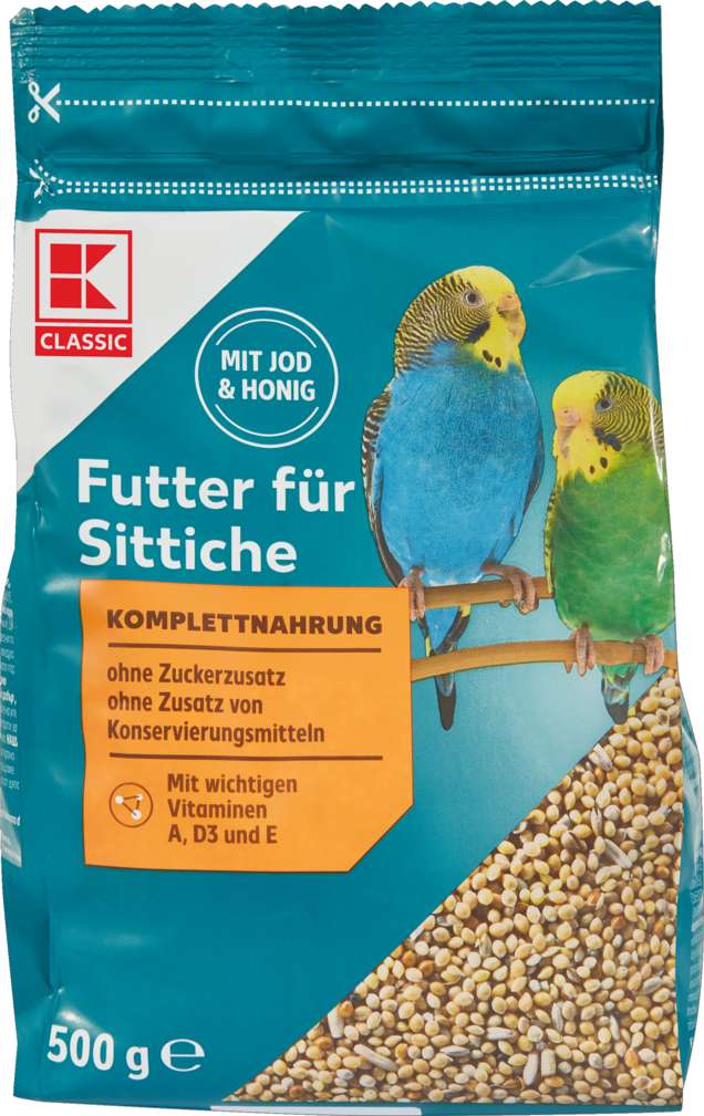 Abbildung des Sortimentsartikels K-Classic Sittichfutter 500g