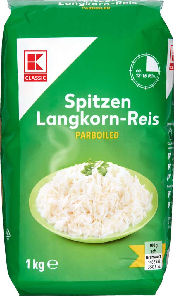 Abbildung des Sortimentsartikels K-Classic Langkorn-Spitzenreis parboiled, lose 1kg