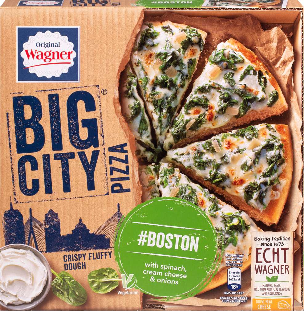 Abbildung des Sortimentsartikels Wagner Big City Pizza Boston 430g