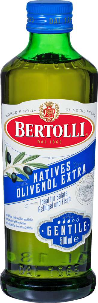 Abbildung des Sortimentsartikels Bertolli EU Olivenöl Gentile extra nativ 500ml