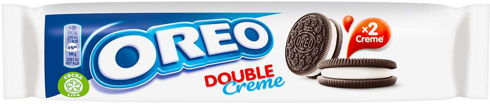 Abbildung des Sortimentsartikels Oreo Doppelkeks Double Cream 157g