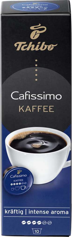 Abbildung des Sortimentsartikels Tchibo Cafissimo Kaffee Kräftig Kaffeekapseln 10=78g