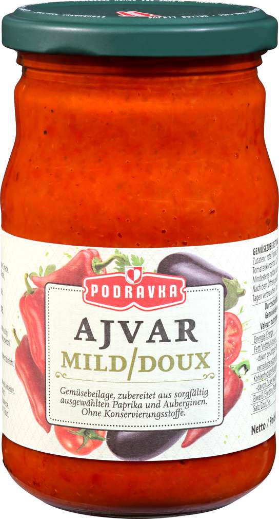 Abbildung des Sortimentsartikels Podravka Ajvar Mild 350g