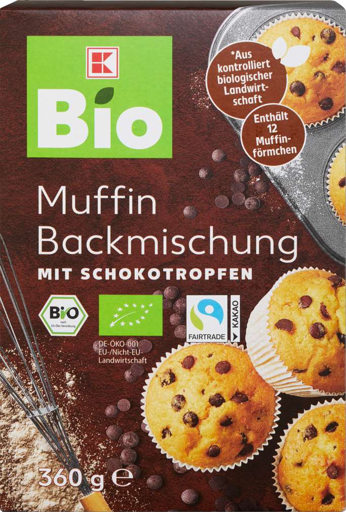 Abbildung des Sortimentsartikels K-Bio Muffins 360g