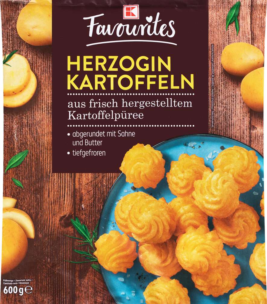 Abbildung des Sortimentsartikels K-Favourites Herzogin Kartoffeln 600g