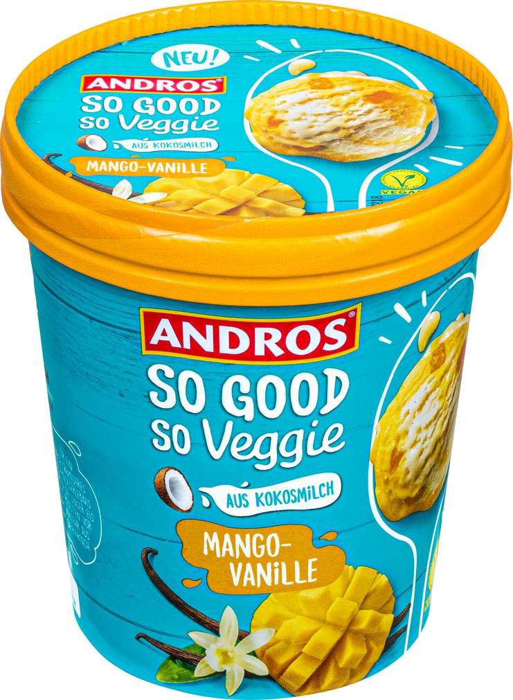 Abbildung des Sortimentsartikels Andros So Good So Veggie Mango-Vanille Ice 460ml