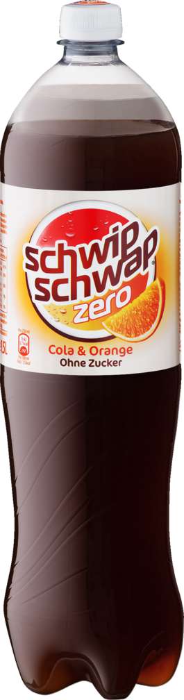 Abbildung des Sortimentsartikels Schwip Schwap Cola - Mix ohne Zucker 6x1,5l