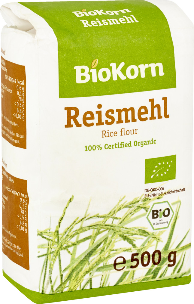 Abbildung des Sortimentsartikels BioKorn Reismehl 500g