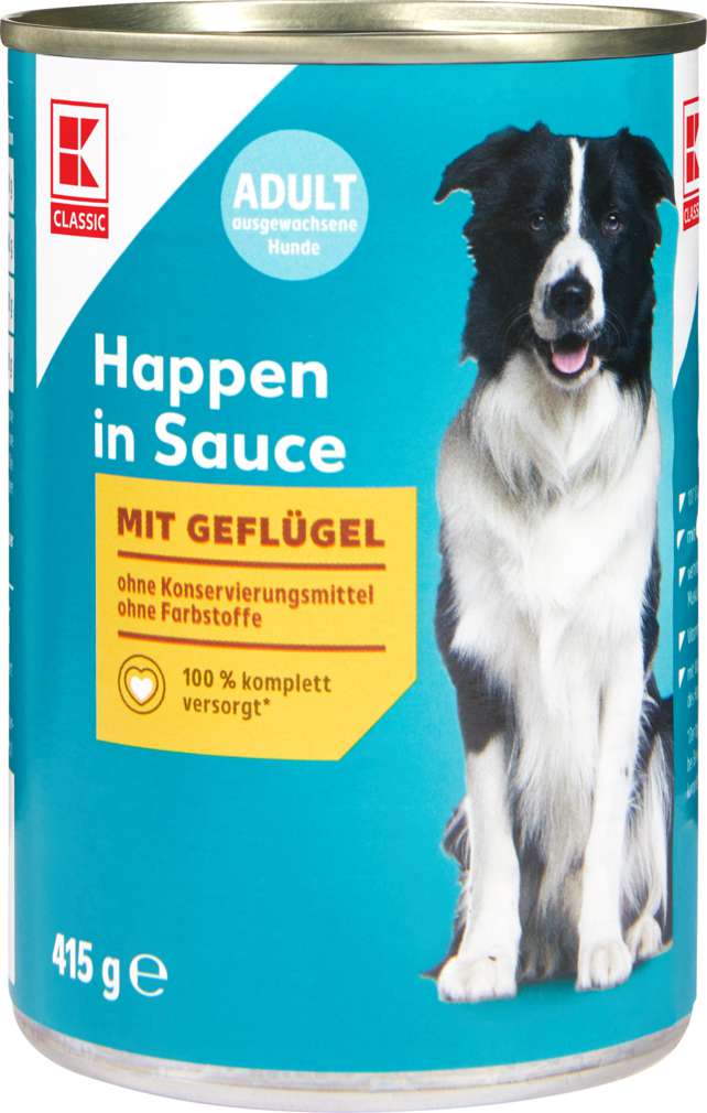 Abbildung des Sortimentsartikels K-Classic saftige Brocken mit Geflügel 415g