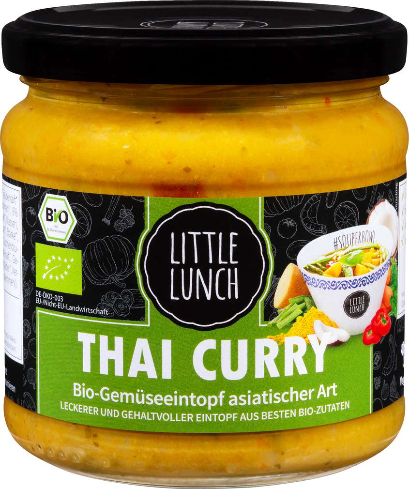 Abbildung des Sortimentsartikels Little Lunch Bio-Thai Curry Gemüse asiatische Art 350ml