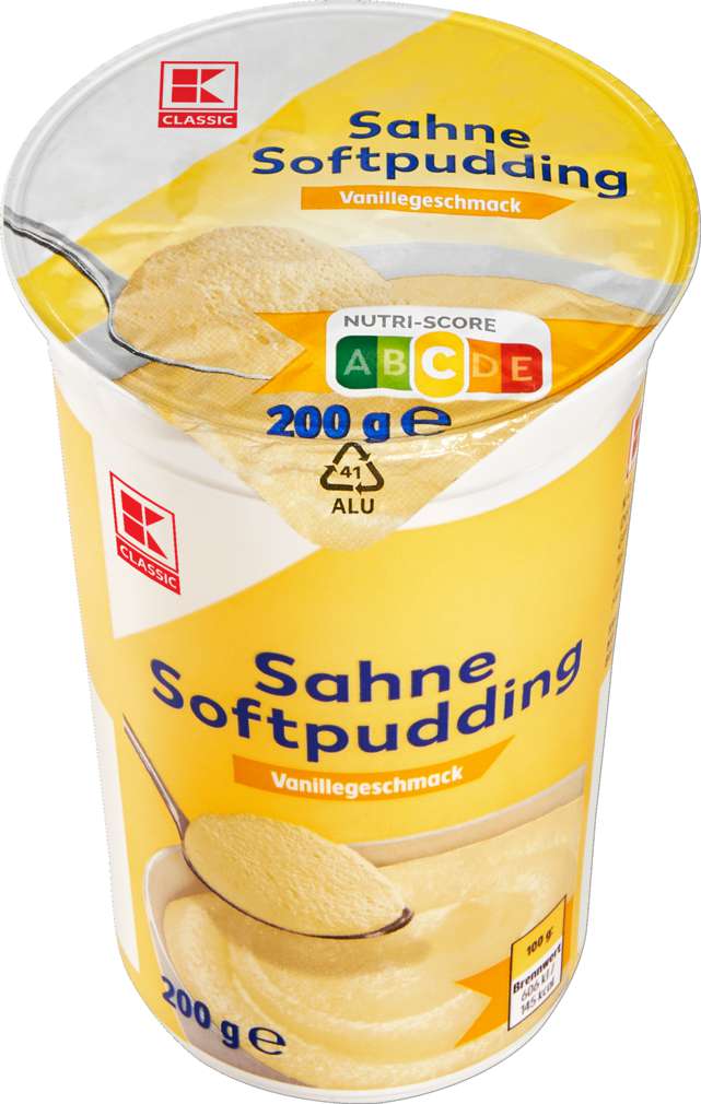 Abbildung des Sortimentsartikels K-Classic Softpudding 10%Fett, Vanille 200g