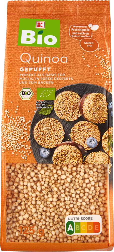 Abbildung des Sortimentsartikels K-Bio Quinoa gepufft 125g