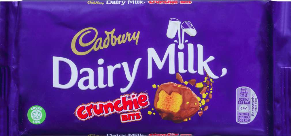 Abbildung des Sortimentsartikels Genuport Cadbury Crunchie Schokolade 200g