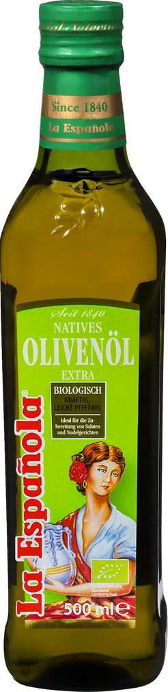 Abbildung des Sortimentsartikels La Española Bio Natives Olivenöl Extra 500ml