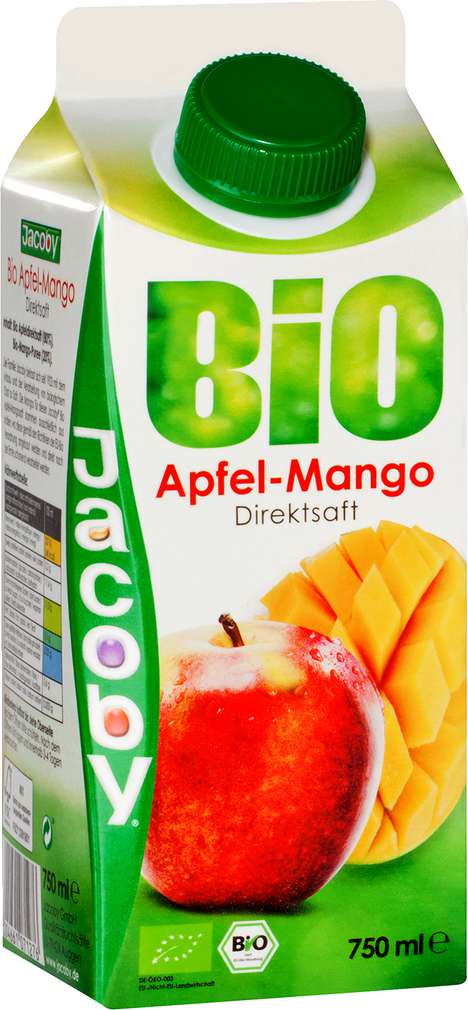 Abbildung des Sortimentsartikels Jacoby Bio Apfel-Mangodirektsaft 0,75l