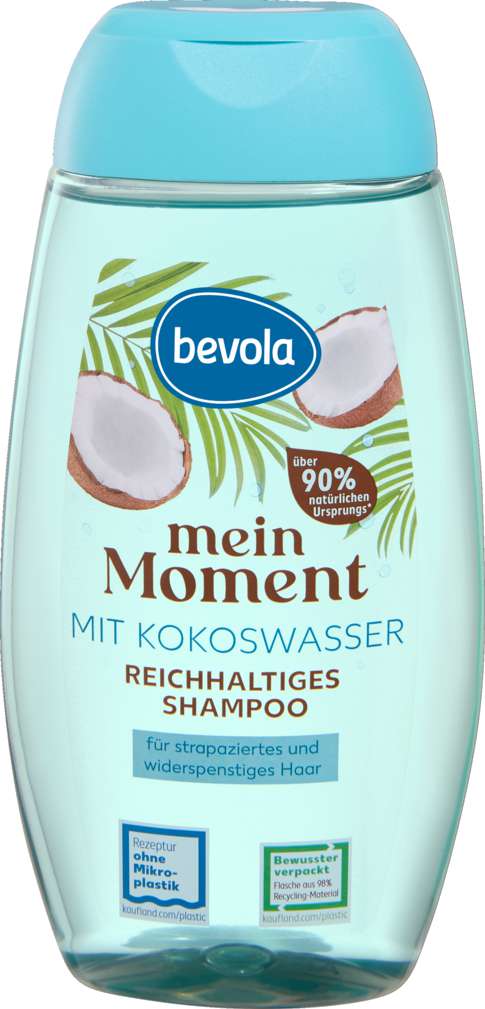 Abbildung des Sortimentsartikels Bevola mein Moment Kokoswasser Shampoo 250ml