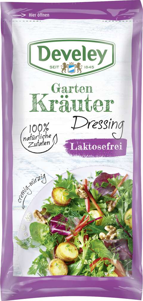 Abbildung des Sortimentsartikels Develey Dressing Kräuter, laktosefrei 75ml